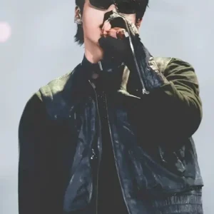 World Tour ARIRANG Jungkook Black Leather Vest