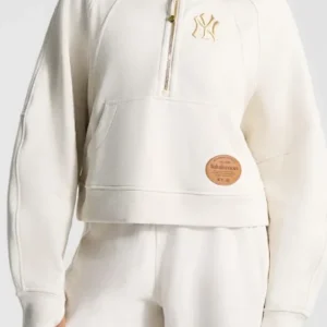 Yankees lululemon Scuba White Hoodie