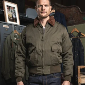 1943 B10 Green Bomber Flight Jacket