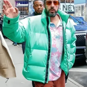 Adam Sandler Green North Face Jacket