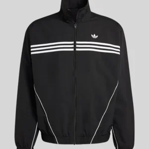 Adidas Flames Three Striper Zip Up Jacket
