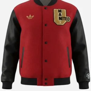 Adidas Manchester United FC 2026 Red Varsity Jacket