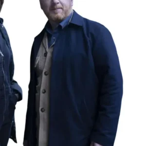 Adrian Scarborough TV Series The Chelsea Detective Max Arnold Blue Coat On Sale