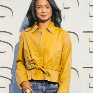 Alex Eala US Open Event Mustard Jacket