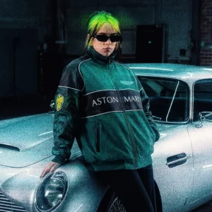 Aston Martin Billie Eillish Bomber Jacket