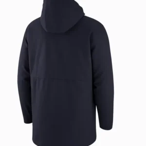Ben Johnson Chicago Bears Navy Blue Hooded Parachute Jacket On Sale