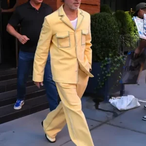 Brad Pitt Vintage Yellow Suit