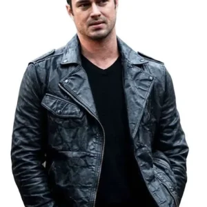 Chicago Fire Kelly Severide Biker Leather Jacket