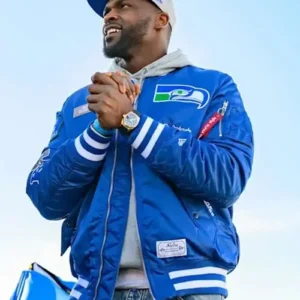 Cliff Avril 2026 Seahawks Bomber Jacket