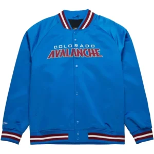 Colorado Avalanche Raglan Full snap Jacket