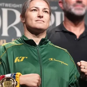 Croke Park Event Conference Katie Taylor Green Jacket