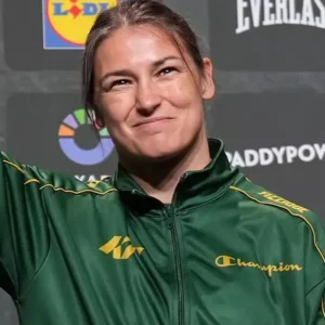 Croke Park Event Conference Katie Taylor Green Jacket On Sale