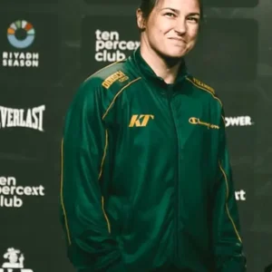 Croke Park Event Conference Katie Taylor Green Jacket Sale