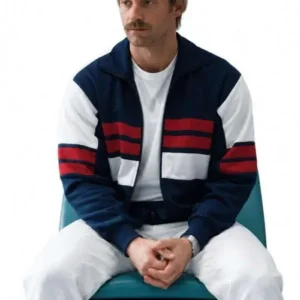 David Corenswet Movie Mr. Irrelevant 2026 John Tuggle Blue Track Jacket