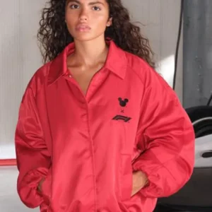 Disney x F1 Red Puffer Jacket