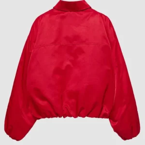 Disney x F1 Red Satin Puffer Jacket On Sale