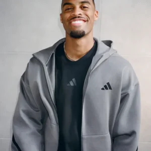 Everyday is Game Day Adidas Z.N.E Grey Hooded Jacket