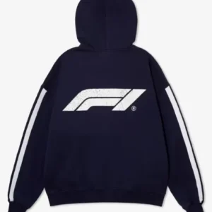 Formula 1 Pompeii X Racing Navy Zip-Up Hoodie