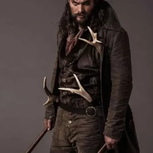 Frontier Declan Harp Black Leather Coat