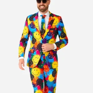 Halloween Smiley Drip Suit