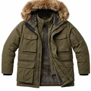 Heart of the Beast 2026 Brad Pitt James Belmont Parka Jacket