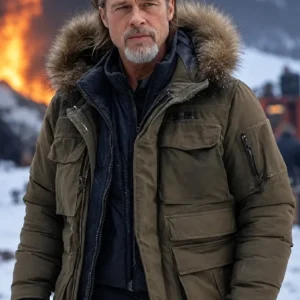 Heart of the Beast Brad Pitt Parka Jacket