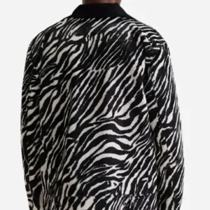 Isaac McAdoo TV Series Ted Lasso S04 Kola Bokinni Black & White Zebra Print Jacket