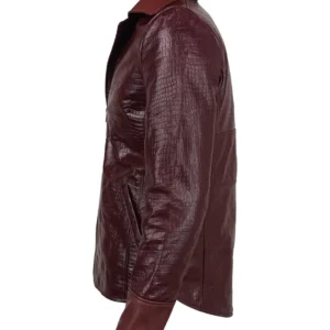 Jada Pinkett Smith Movie The Matrix 4 2021 Niobe Red Slim Fit Leather Jacket On Sale