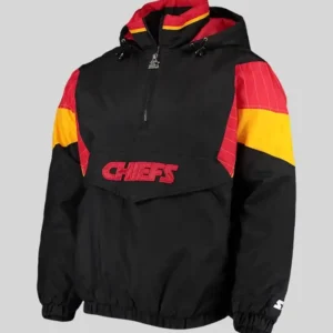 Kansas City Chiefs Starter Quarter-Zip Breakaway Jacket