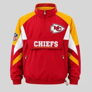 Kansas City Chiefs Starter Red Yellow Jacket