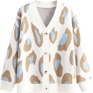 Leopard Pattern Cardigan