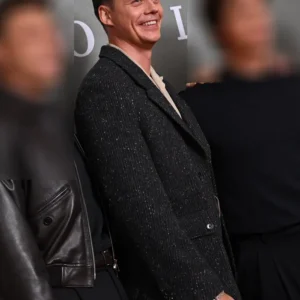 London 2026 The mosquito bowl Premiere Bill Skarsgard Black Blazer