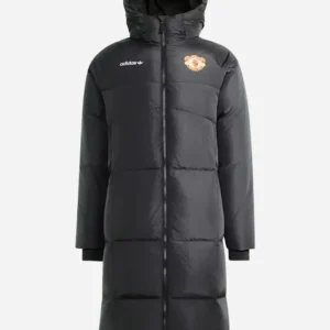 Manchester United x Adidas EQT Down Black Coat