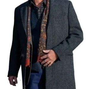 Martin Short TV Series Only Murders in the Building S06 Oliver Putnam Grey Wool Coat