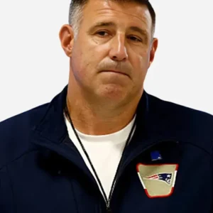 Mike Vrabel New England Patriots 2026 Head Coach Navy Blue Vest