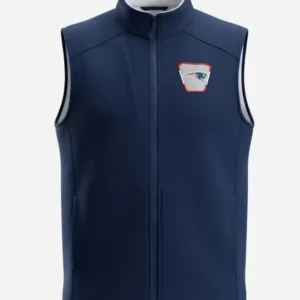 Mike Vrabel New England Patriots 2026 Head Coach Navy Blue Vest On Sale
