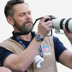 National Football League NFL Joel McHale Media Beige Vest