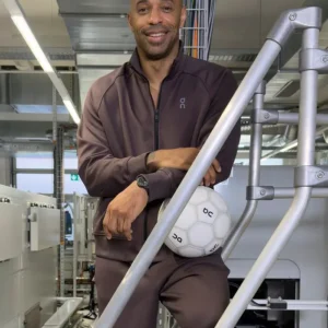 New Director Of Football Thierry Henry Dark Brown Track Jacket
