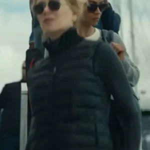 Nicole Kidman TV Series Lioness Kaitlyn Meade Black Puffer Vest
