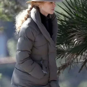 Nicole Kidman TV Series Lioness S01 Kaitlyn Meade Grey Puffer Jacket