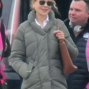 Nicole Kidman TV Series Lioness S01 Kaitlyn Meade Grey Puffer Jacket On Sale