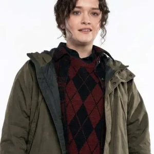 Olivia Cooke TV Series Slow Horses 2026 Sidonie Baker Green Cotton Jacket On Sale