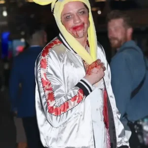Pete Davidson Tommy Karate White Bomber Jacket