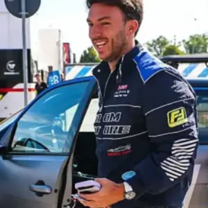 Pierre Gasly F1 Grand Prix of Italy From Future Graphic Navy Blue Bomber Jacket On Sale