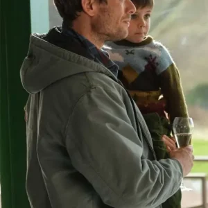 Playing Nice James Norton Grey Hooded Jacket