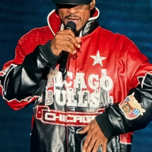 R&B Tour Usher Chicago Bulls Leather Jacket