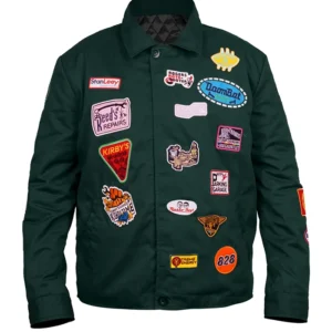 RDJ Green Patch Jackets Fronts