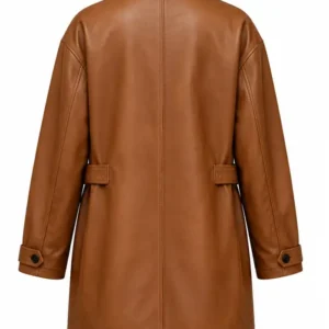 Rebecca Hall TV Series The Secret Of Secret 2026 Katherine Solomon Brown Leather Blazer