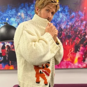 Ryan Gosling Project Hail Mary Ryland Grace Fox Cardigan For Men