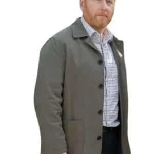 Shop Adrian Scarborough TV Series The Chelsea Detective Max Arnold Green Blazer On Sale